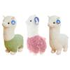 Alpaca Plush Animal for Doll White/Pink/Green Saddle Gift Cute Cartoon Interactive Toy Infant Gift for Baby Sleeping Toy