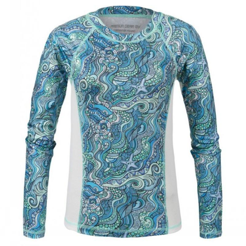 

Рыболовный костюм Уличная 3D Женская летняя футболка с защитой от солнца Футболка с длинным рукавом Быстросохнущая Дышащая Рыболовная футболка 6XL