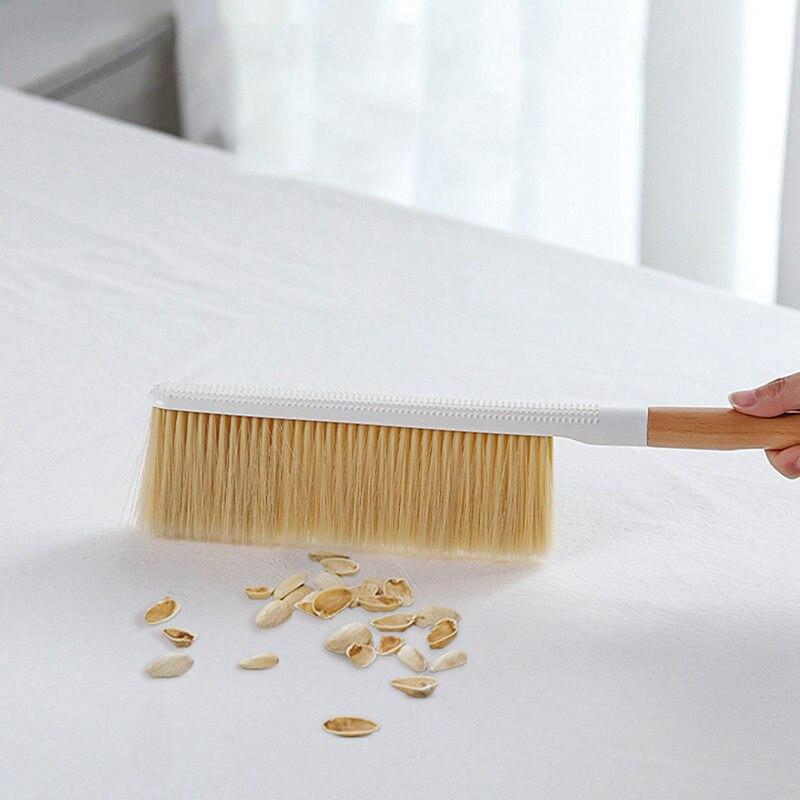 Naturholzborsten Bürste Antistatisch Desktop Bar Mühle Kaffeepulver Reinigungsbürsten Haushalt Bett Abfegen Staub Besen