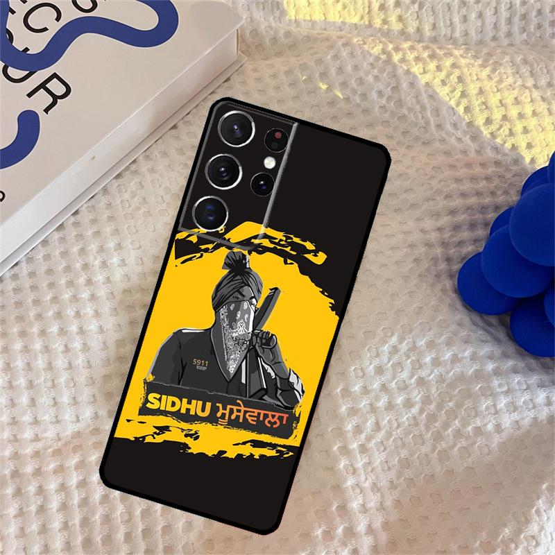 Indischer Rapper Sidhu Moose Wala Handyhülle Für Samsung Galaxy S25 S24 Ultra S9 S10 S20 S22 S21 Plus S23 FE Schutzhülle