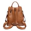Light Luxury Brand Bags Women's Bags New Cowhide Backpack Women's Bags European and American Retro Large Capacity Outdoor Travel