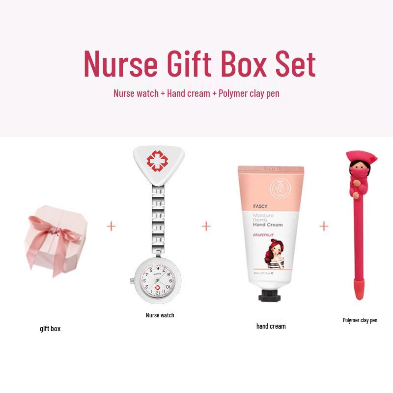 Nurse Doctor Pocket Watch Set – Women s Fashion Chest Watch for Nursing
