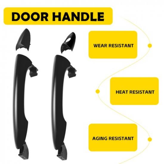 Set Exterior Of Out 2 Door For Hyundai 2011-2015 Handles Sonata Front Left&Right