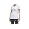 adidas Colgt Foil Print Short Sleeve T-Shirt Women Tops White FM6174