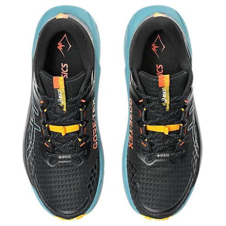 Asics Gel Trabuco 13 GORE-TEX Black Atlantis Blue Men Sneakers 1011B978-001