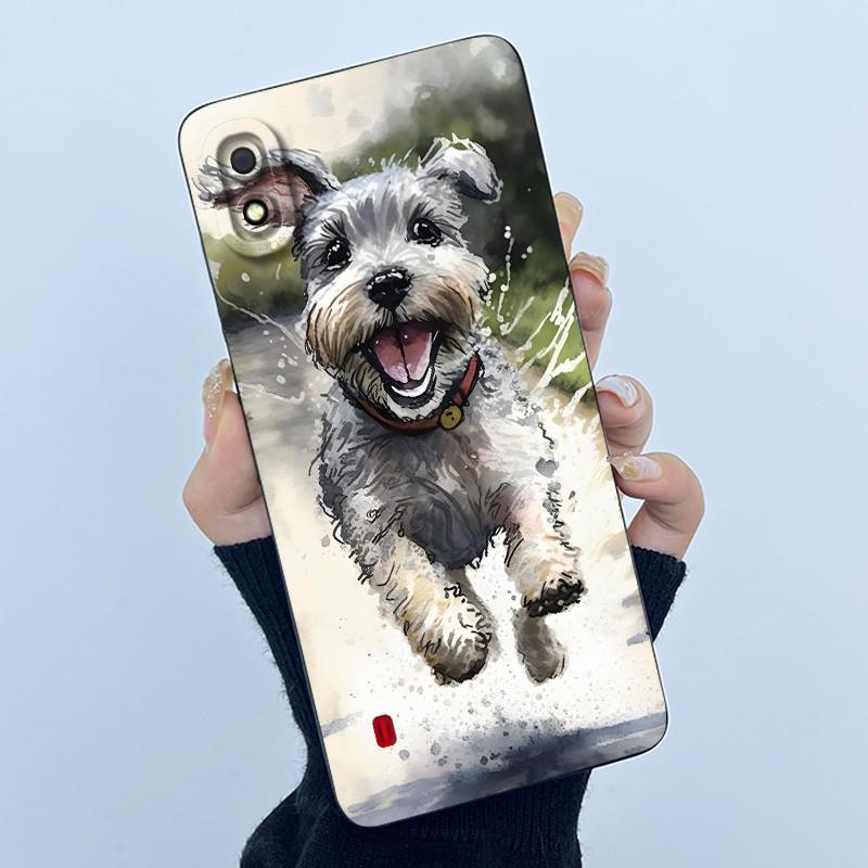 For Samsung Galaxy A10 A10s M01S Case Simplicity Painting Liquid Soft Silicone Cover for Samsung A10 A105F A10S SM-A107F Casing