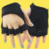 Half Finger Fitness Gloves with Wrist Support for Men & Women – Perfect for Pull-ups, Dumbbells, Deadlifts, and Barbell Protection