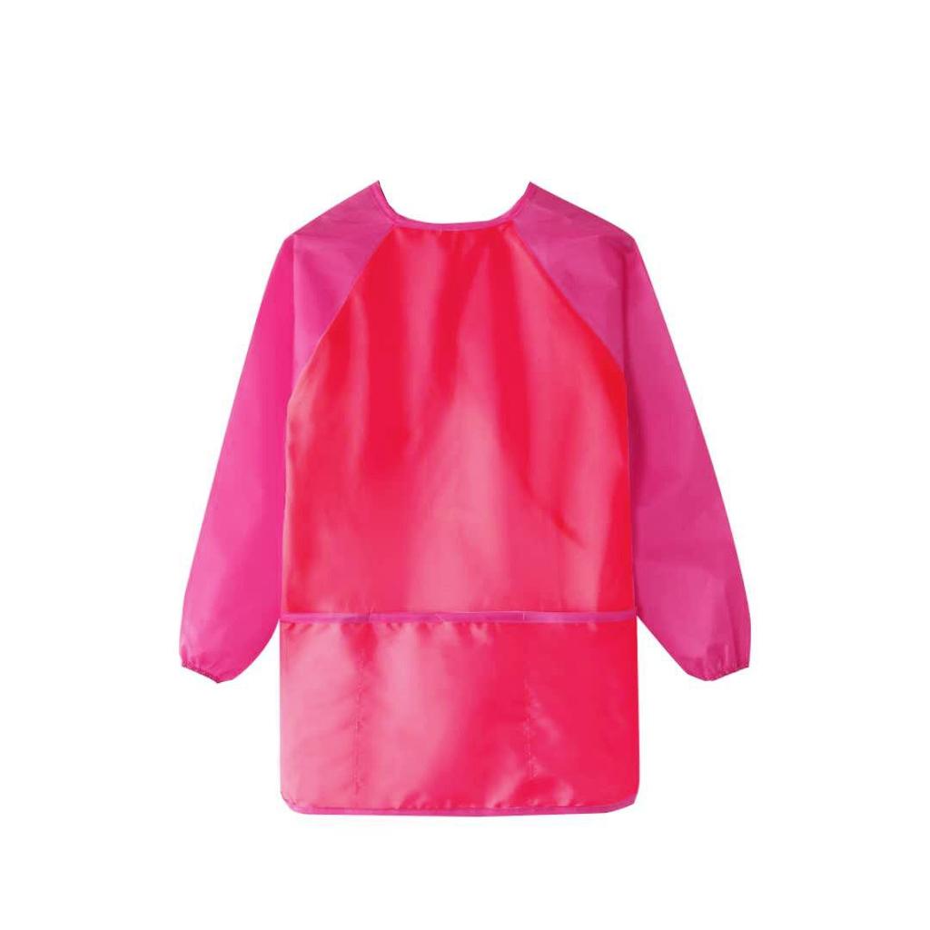Children's Long Sleeve Art Apron: DIY Painting & Eating Smock for Kindergarten