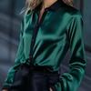 2026 Spring Women's European & American Soft Silk Long-Sleeved Shirt - New Exclusive Top