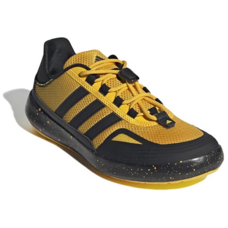 adidas Ramboat Zapatillas de Running Ligeras Cómodas Duraderas Transpirables de Caña Baja Unisex Zapatillas de Running Negro Amarillo JH9746
