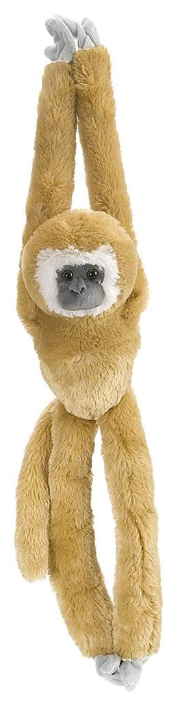 Wild Republic Hanging Gibbon Plush W18 x D10 x H48cm White-Handed Toy, (15258)