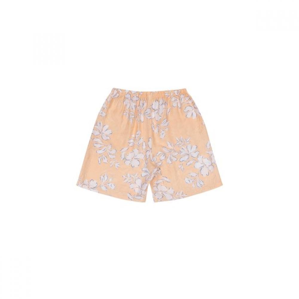 Barbara Women S Orange Flower Pattern Pajama  awp4627S 