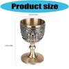Handcrafted Zinc Alloy Elegant Highballs Glass Russian Inspires Barwares White Wine Goblet For Whiskeys And Cocktails