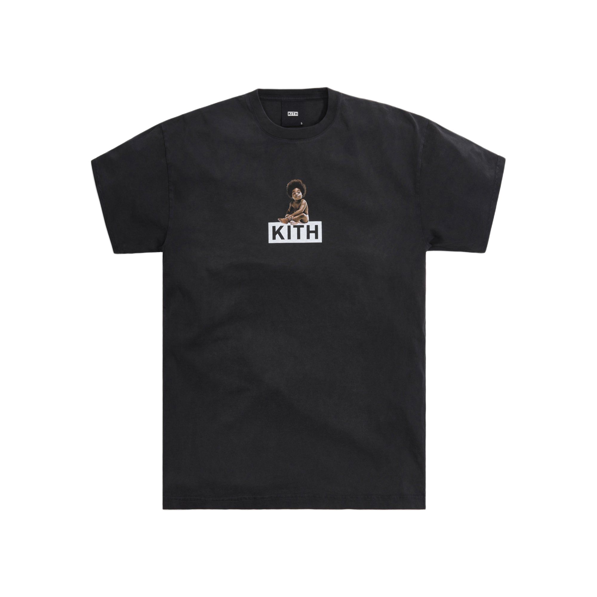 

Kith Футболка For The Notorious BIG Ready To Die Classic Logo Vintage Tee Black Unisex Tops KH030055-100 M