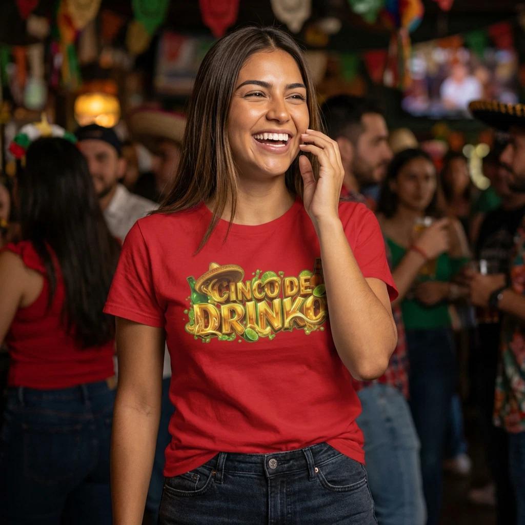 Cinco De Drinko Shirt Funny Cinco De Mayo May 5th Drinking Shirt 4XL
