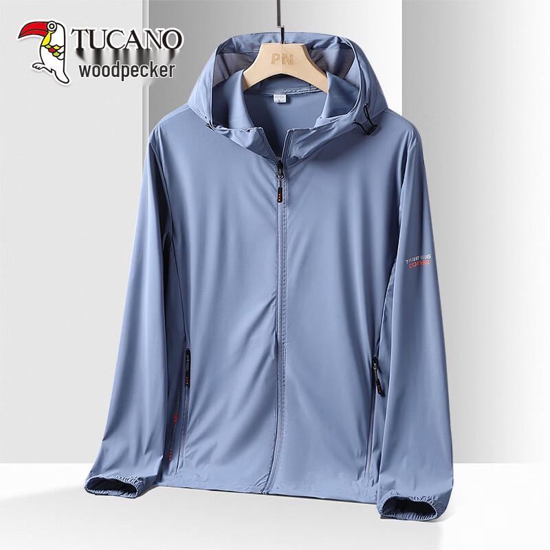 

TUCANO Men s 2026 Summer Thin Hooded Casual Jacket 4XL