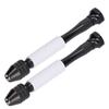 2Pcs Hand Twist Drill Handheld Adjustable Pin Vise Drill Bit Chuck 0.3?3.2mm Clamping Range