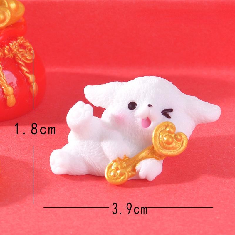 

Милая маленькая Фиджис Счастливая собака Настольное украшение и Смоляные поделки для центральных консолей автомобиля Lying on one s side