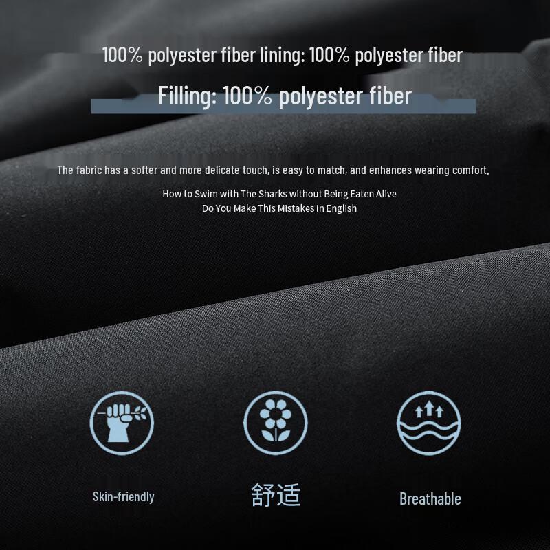 Wassup Sohot Men's Casual Stand Collar Puffer Jacket