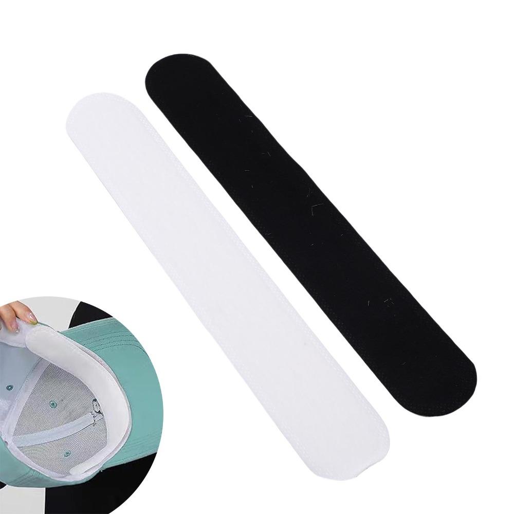 100Pcs 23.5x3.7cm Hat Sweat Liner Cloth Hat Sweatband Insert Cap Sweat Pad Outdoor Activities