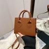 Chic Minimalist Small Handbag For Women Retro Style Soft Pu Casual Crossbody