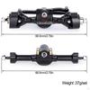 Aluminum Alloy Front And Rear Axle Set, Easy to Install Replacement with Ball Joint for 1/30 SCX30
