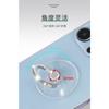 Transparent Round Diamond Ring Buckle Holder Adhesive Type Lazy Phone Holder