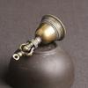 3Pcs Brass Bell Key Car Decoration Wind Bell Button Bronze Bell Creative Home Decoration Pendant Christmas