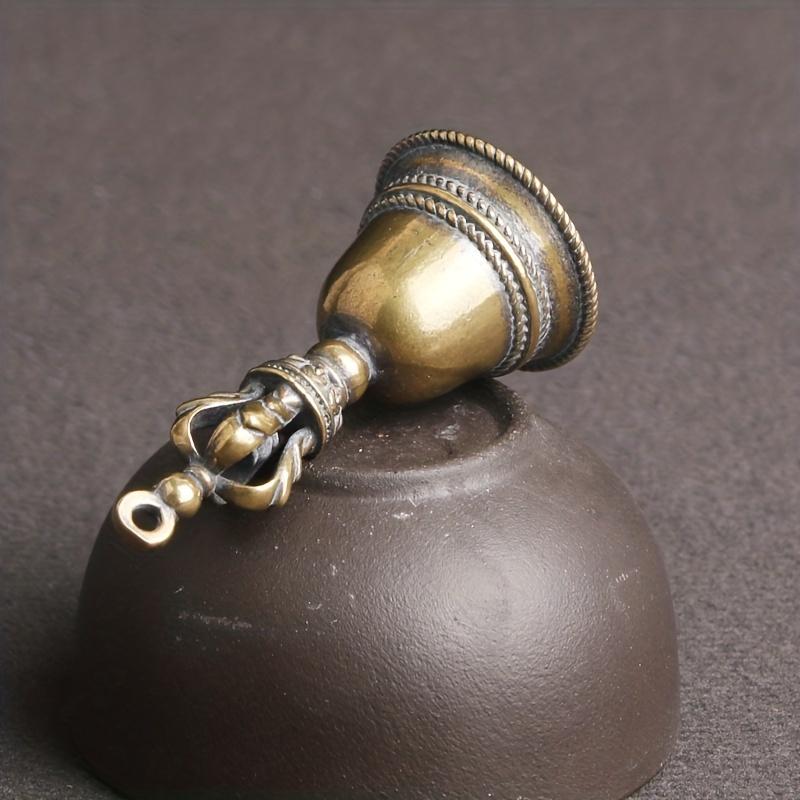 3Pcs Brass Bell Key Car Decoration Wind Bell Button Bronze Bell Creative Home Decoration Pendant Christmas