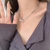 Double-Layered Love Snake Bone Necklace for Women - 2024 Summer Fashion, Japanese & Korean Style Versatile Clavicle Chain.