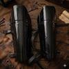Steel Roman Muscled Leg Greaves  Medieval LARP Cosplay Armor Costume