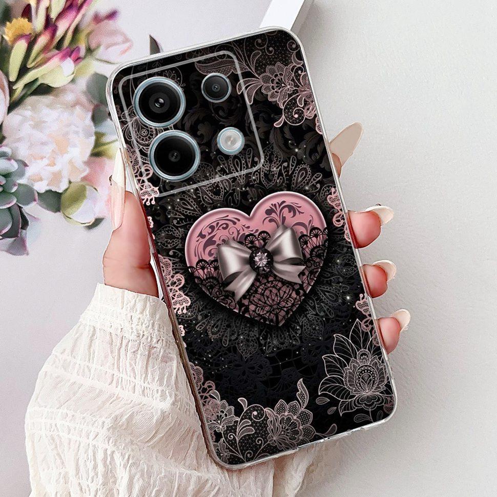 For Xiaomi Redmi Note 13 Pro 5G Case Fashion Butterfly Soft Silicone Phone Back Cover For Redmi Note 13 Note13 Pro Case Funda