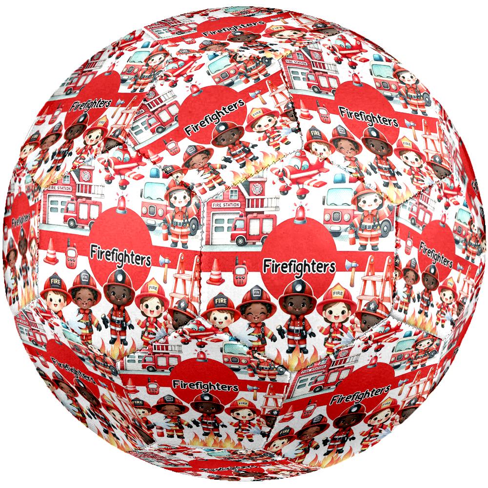 Fire Truck Theme Size 5 Soccer Ball, Suitable for Both Indoor and Outdoor Matches, a Gift Suitable for Everyone.