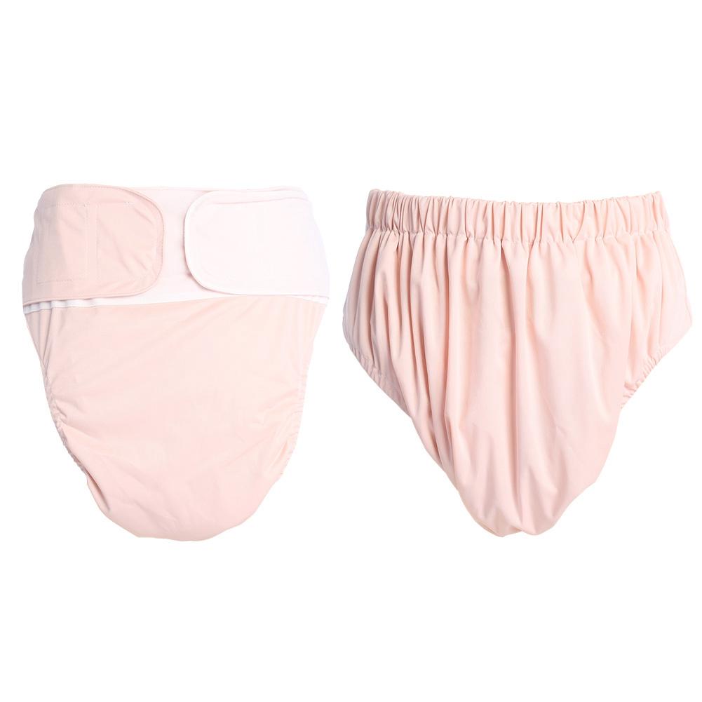 1PC New Adult Washable Adjuatable Cloth Diaper Breathable Incontinence Nappy Pants 6 Colors
