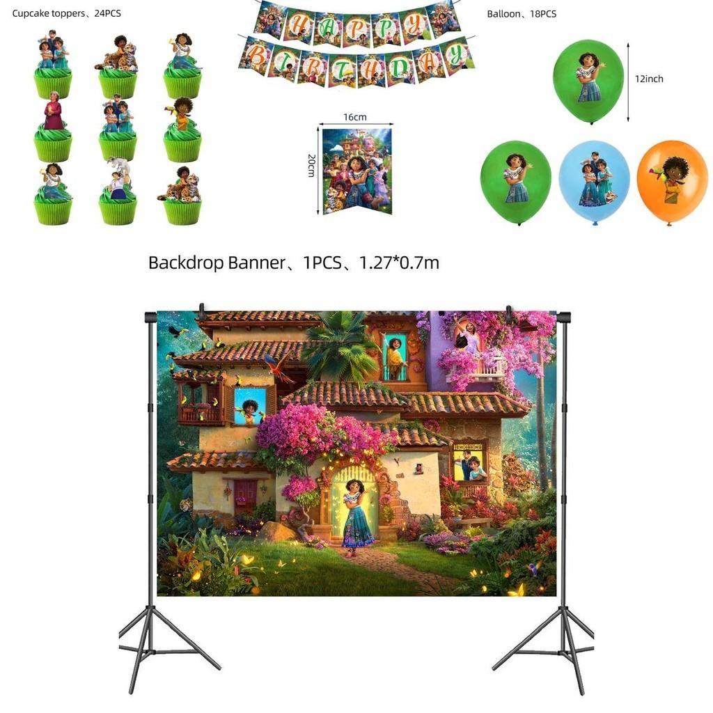 Set Vibrante de Decoraciones para Fiesta Encanto - ¡Haz que el Cumpleaños de tu Hijo Sea Inolvidable!