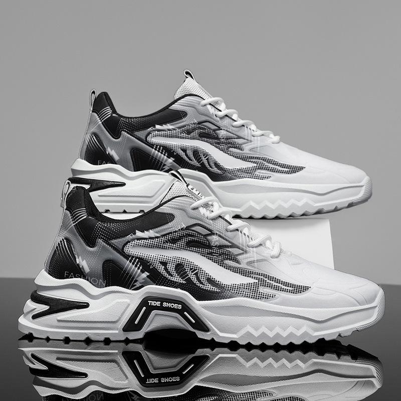 Neue Sommer Herren Sneaker Atmungsaktiv Stoßdämpfung Basketballschuhe Lässige Trendschuhe für Jugendliche Studentenschuhe
