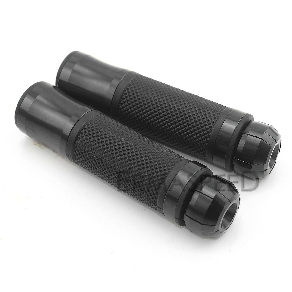 1 pár 7/8'' 22mm univerzálních motocyklových gripů s koncovkou lišty CNC hliníkové motokrosové rukojeti řídítek