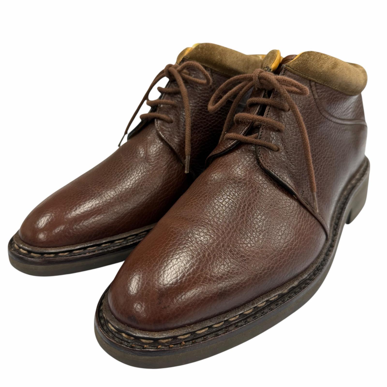 

Very Good John Lobb Ankle boots KELSO Brown leather mens 7 Used