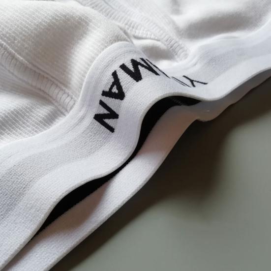 Herrenunterwäsche, gerippt, feuchtigkeitsableitend, nahtlos, stilvoll, Buchstabendruck, Patchwork, Farbe, U, konvex, Shorts, Slips, Alltagskleidung