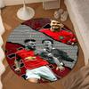 David Manchester United Legend Round mat Home Decor, Chair rug For livingroom,Bedroom, doormat home decor Birthday Gift Christmas Gifts