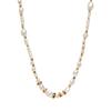 Collier Trésor en Argent Sterling S925 Perle d'Eau Douce Naturelle Couleur Tendance pour Femme Cordon Fait Main Perle Irrégulière Boucles d'Oreilles Polyvalentes en Argent