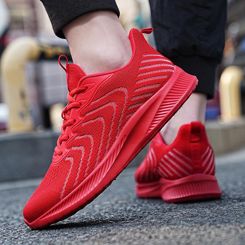 Summer 2025 foreign trade large size 48 mesh sports shoes men's shoes lightweight fitness men's running shoes tide spot