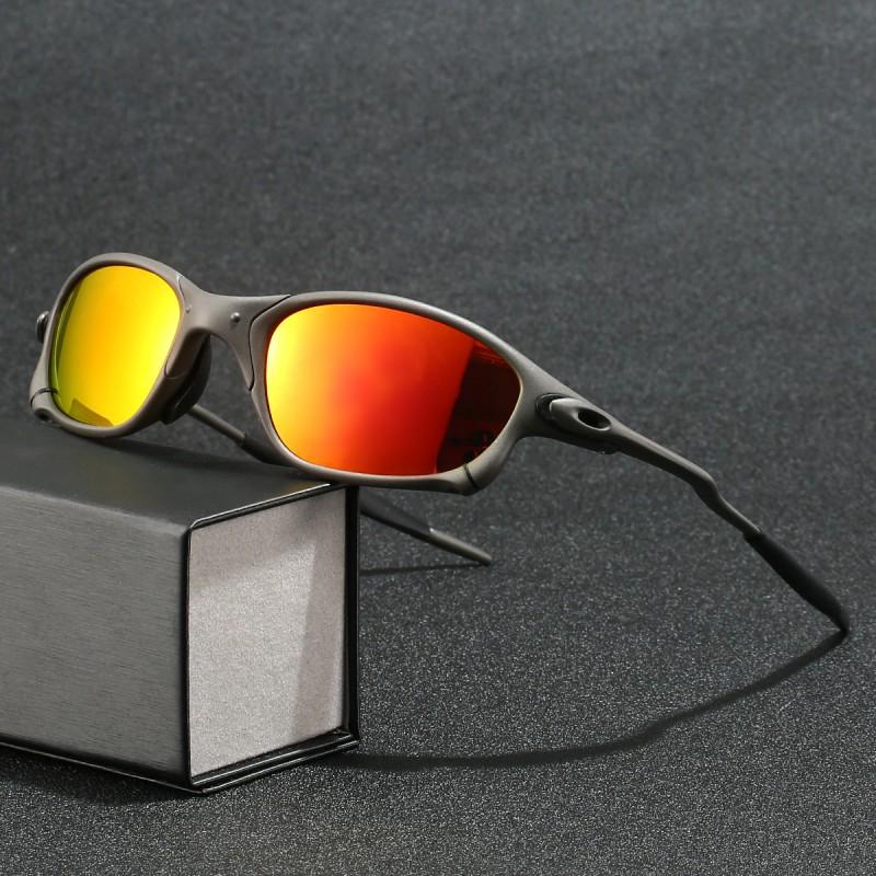 Unisex Oval Full Frame Polarized Sunglasses Outdoor Cycling Fishing Sports