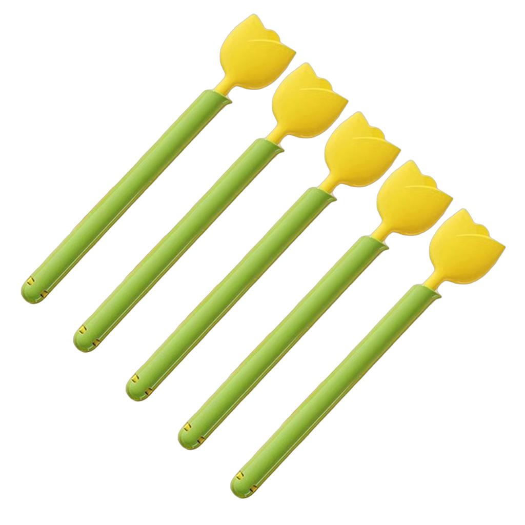 Tulips Designs Food Sealing Clip Set With Magnetic Holder Convenient for Freshness and Convenience Daily Casual Use