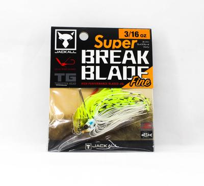Jackall Super Break B Fine 3/16 Oz Sinking Lure Chart Back Pearl (1509)