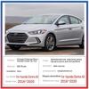 Carbon Fiber Außentür Griff Abdeckung Für Hyundai Elantra Avante AD 2016 2017 2018 Chrom Schwarz Trim Auto Zubehör