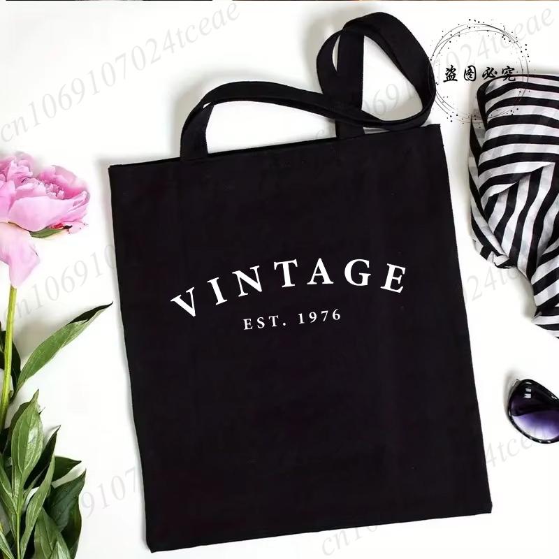 Limitowana Edycja 1976 Moda Damska Koszulka Damska Koszulki Casualowe z Krótkim Rękawem Vintage Est 1976 Koszulka z Grafiką na Urodziny Ubrania