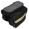 Bike Frame Bag 600D Nylon Fabric Sensitive TPU Film Reflective Tapes Dual Zipper Shock Resistant Bike Phone BagYellow