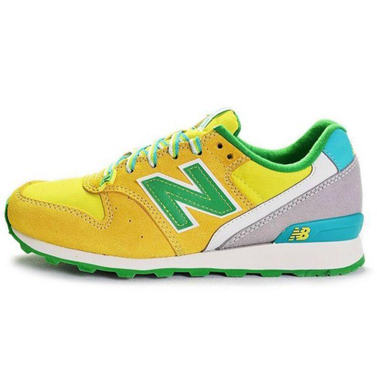 

New Balance Nb 996 Серия Удобные Легкие Низкие Кроссовки для Бега Женские кроссовки Желто-зеленые WR996DBA 35