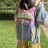 Mehrfarbiger Reise-Rucksack Nylon Reise-Tagesrucksack Tragbarer Outdoor-Rucksack Outdoor